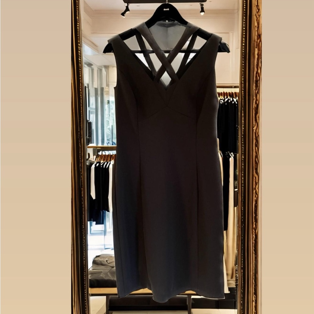 Guess Strappy Black Mini Dress Size 12